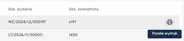 ponów wydruk