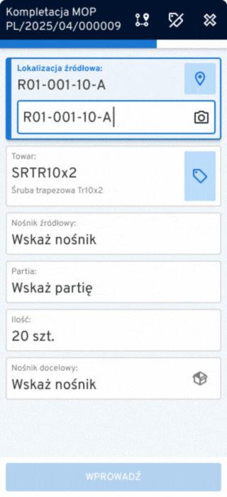 Najważniejsze funkcje NuboWMS - GIF ze strony produktowej