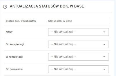 aktualizacja statusów