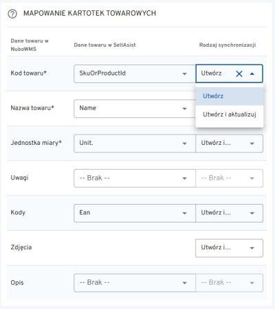 utwórz i aktualizuj